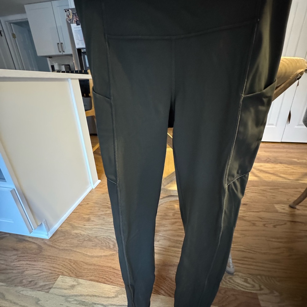 lululemon athletica Dark Green Leggings